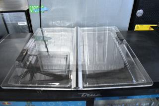 BRAND NEW SCRATCH AND DENT! Assure Clear Acrylic Lid - 21 1/2 x 21 1/4 3591241231