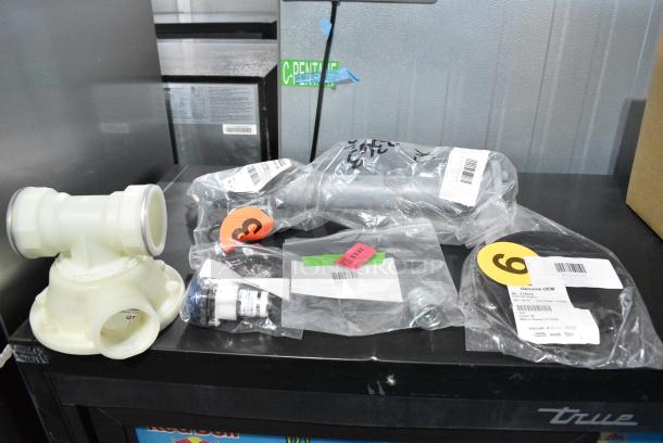 5 BRAND NEW SCRATCH AND DENT! Items Including Frymaster 8102699 Quick Disconnect, Snaptite 3698102171, Hobart 00-941638-00002 Pump Chemical Blue, Welco 425941638002, Hobart 00-913102-00328 Tube Overflow Kit 425913102328, Hobart 00-274316 Ejector (Plate) 425274316. 5 Times Your Bid! - Image 1 of 12