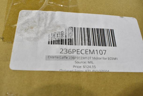 BRAND NEW SCRATCH AND DENT! Estella Caffe 236PECEM107 Motor for ECEM1 - 110V 236PECEM107 - Image 6 of 6