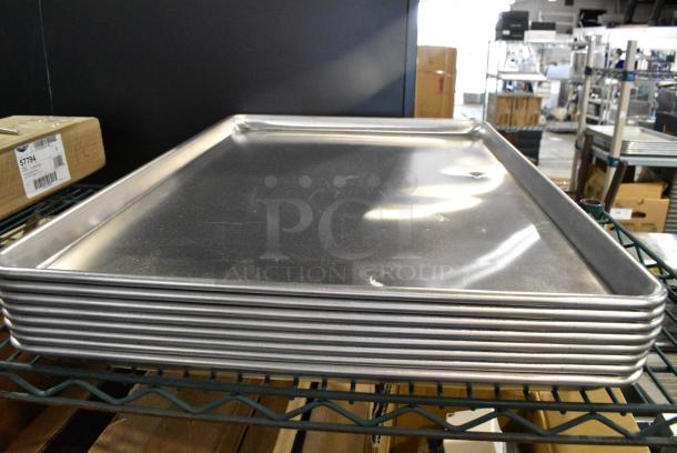8 BRAND NEW SCRATCH AND DENT! Metal Full Size Baking Pans. 8 Times Your Bid! - Image 1 of 2