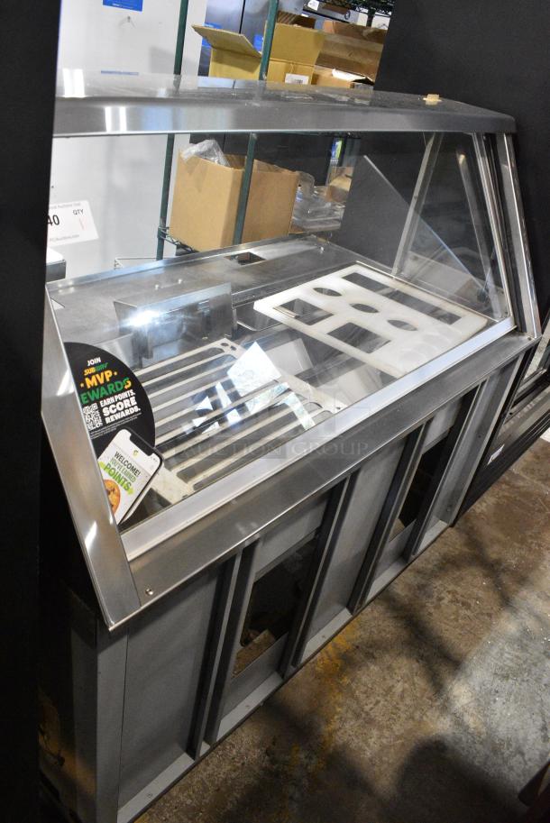 Duke Metal Commercial Subway Sandwich Make Line Prep Line w/ Lowering Sneeze Guard. 120 Volts, 1 Phase. - Image 2 of 9
