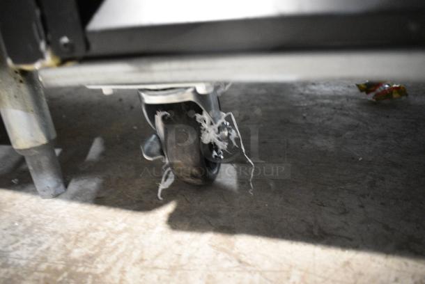 BRAND NEW SCRATCH AND DENT! 2024 Avantco 178GDS47HCB Metal Commercial 2 Door Reach In Cooler Merchandiser on Commercial Casters. 115 Volts, 1 Phase. Tested and Working! - Image 5 of 12