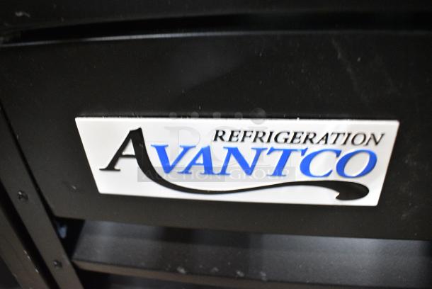 BRAND NEW SCRATCH AND DENT! 2024 Avantco 178GDS47HCB Metal Commercial 2 Door Reach In Cooler Merchandiser on Commercial Casters. 115 Volts, 1 Phase. Tested and Working! - Image 6 of 12