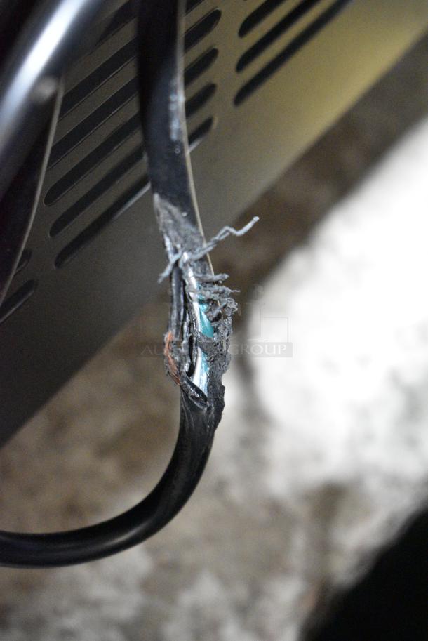 BRAND NEW SCRATCH AND DENT! 2024 Avantco 178GDS47HCB Metal Commercial 2 Door Reach In Cooler Merchandiser on Commercial Casters. 115 Volts, 1 Phase. Tested and Working! - Image 11 of 12