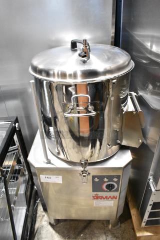BRAND NEW SCRATCH AND DENT! Sirman 41102006E PPJ 20 SC 44 lb. Potato Peeler. 220 Volts, 1 Phase.