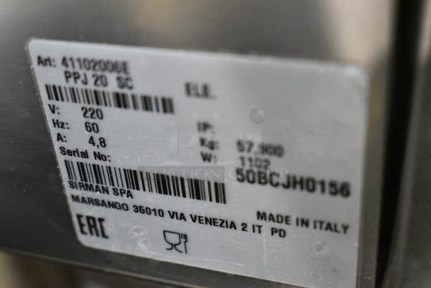 BRAND NEW SCRATCH AND DENT! Sirman 41102006E PPJ 20 SC 44 lb. Potato Peeler. 220 Volts, 1 Phase. - Image 6 of 7