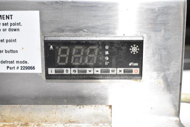 Duke RUF-48M Metal Commercial 2 Door Work Top Cooler on Commercial Casters. 120 Volts, 1 Phase. Tested and Powers On But Does Not Get Cold - Image 4 of 9