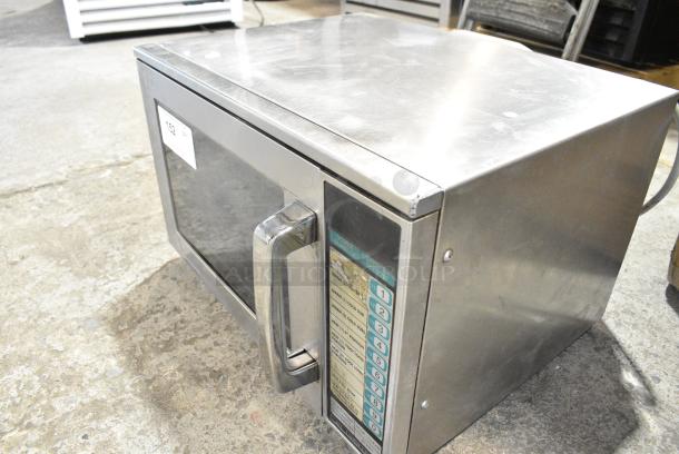 Sharp R-22GT-F Stainless Steel Commercial Countertop Microwave Oven. 120 Volts, 1 Phase. - Image 3 of 7