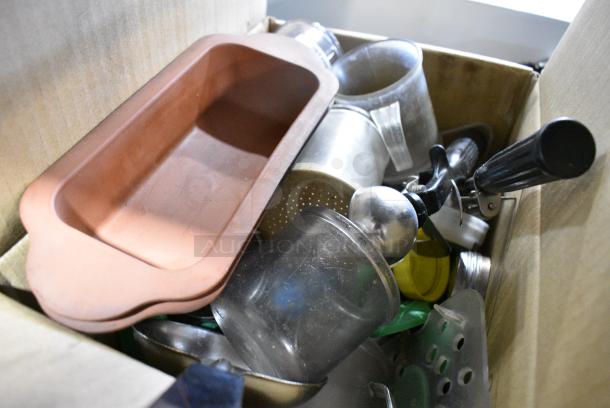 ALL ONE MONEY! Tier Lot of Various Items Including Stainless Steel Drop In Bins, and Napkin Dispenser - Image 5 of 6