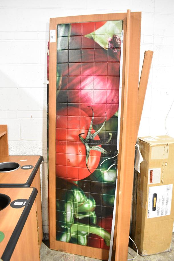 Wood Pattern Subway Make Line Front Panel - Image 1 of 6