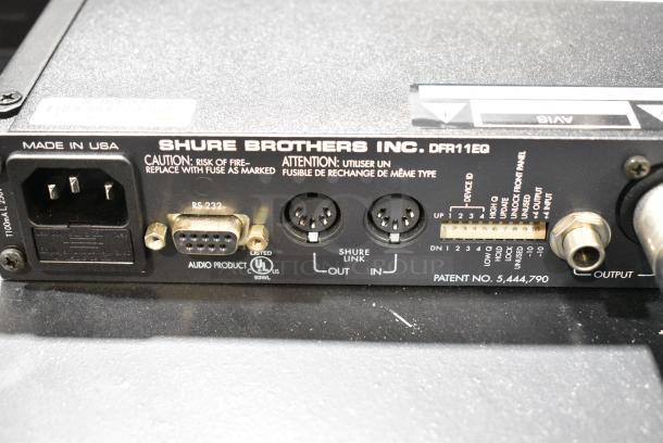 Shure DFR11EQ Digital EQ and Feedback Reducer - Image 5 of 8