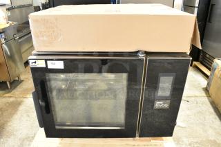 BRAND NEW SCRATCH AND DENT! 2024 Blodgett 62BLE INVOQ Stainless Steel Commercial Single Full Size Combi Oven - Boilerless, 480 Volts, 3 Phase.