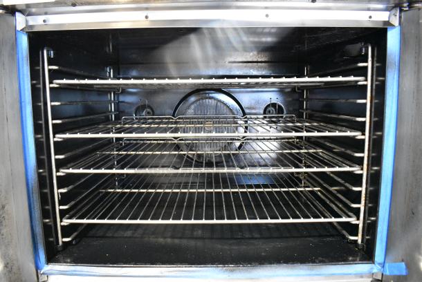 2 Blodgett Stainless Steel Commercial Natural Gas Powered Full Size Convection Oven w/ View Through Doors, Metal Oven Racks and Thermostatic Controls on Commercial Casters. 2 Times Your Bid! - Image 8 of 10