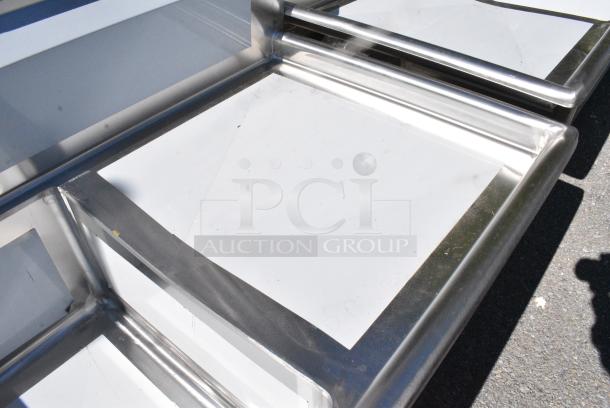 BRAND NEW SCRATCH AND DENT! Regency 600T2323224 Stainless Steel 2 Bay Sink w/ Dual Drain Boards. No Legs. - Image 6 of 8