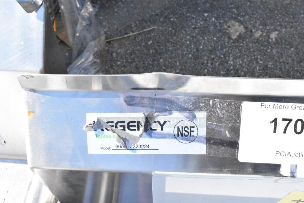 BRAND NEW SCRATCH AND DENT! Regency 600T2323224 Stainless Steel 2 Bay Sink w/ Dual Drain Boards. No Legs. - Image 7 of 8
