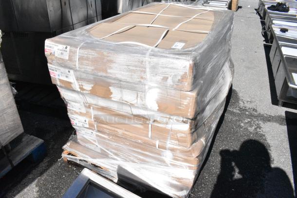7 BRAND NEW SCRATCH AND DENT! Boxes of Metro SEC56-CTN1B SEC56C Chrome Stationary Wire Security Cabinet 62 1/2" x 27 1/4" x 66 13/16" ( X 7). 7 Times Your Bid! May Be Missing Pieces. - Image 2 of 4
