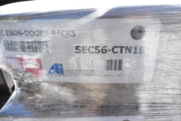 7 BRAND NEW SCRATCH AND DENT! Boxes of Metro SEC56-CTN1B SEC56C Chrome Stationary Wire Security Cabinet 62 1/2" x 27 1/4" x 66 13/16" ( X 7). 7 Times Your Bid! May Be Missing Pieces. - Image 4 of 4
