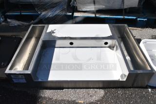 BRAND NEW SCRATCH AND DENT! Regency 424OMS2844 44" x 28" Stainless Steel Omelet / Pasta Station Base