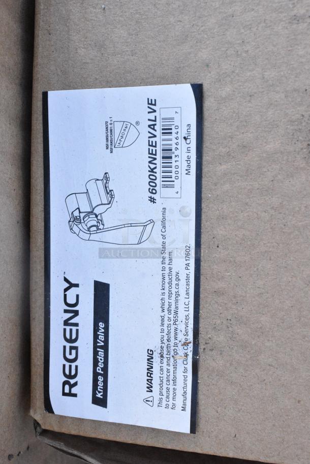 BRAND NEW SCRATCH AND DENT! Regency 600HS17KO 17" x 15" Wall Mounted Hands-Free Hand Sink with Knee Operated Valve 600HS17KO - Image 3 of 6