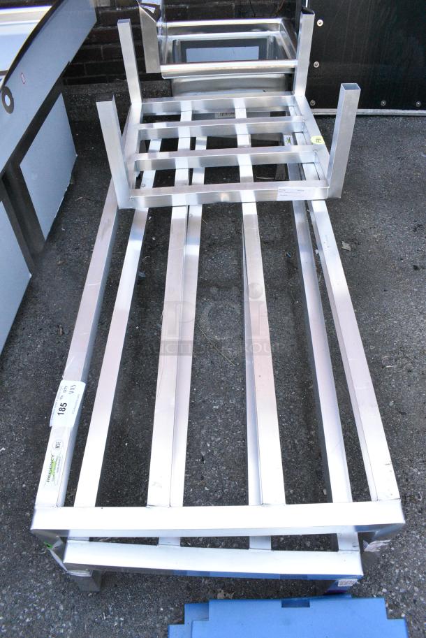 3 BRAND NEW SCRATCH AND DENT! Items Including 600DUN246012 Regency 60" x 24" x 12" Aluminum Dunnage Rack - 1850 lb. Capacity, 600DUN2060 Regency 60" x 20" x 8" Aluminum Dunnage Rack - 1740 lb. Capacity, 600DUN242412 Regency 24" x 24" x 12" Aluminum Dunnage Rack - 1,500 lb. Capacity. 3 Times Your Bid! - Image 1 of 6
