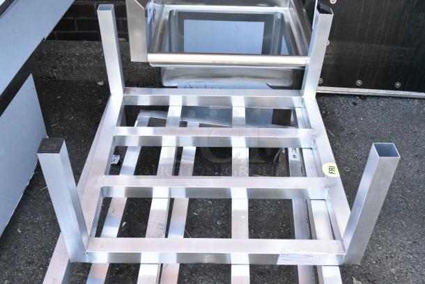 3 BRAND NEW SCRATCH AND DENT! Items Including 600DUN246012 Regency 60" x 24" x 12" Aluminum Dunnage Rack - 1850 lb. Capacity, 600DUN2060 Regency 60" x 20" x 8" Aluminum Dunnage Rack - 1740 lb. Capacity, 600DUN242412 Regency 24" x 24" x 12" Aluminum Dunnage Rack - 1,500 lb. Capacity. 3 Times Your Bid! - Image 2 of 6