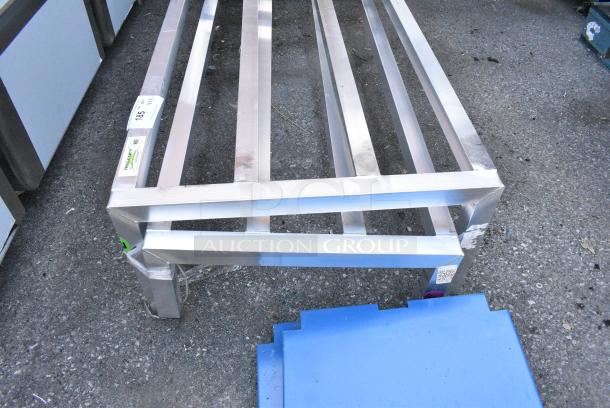 3 BRAND NEW SCRATCH AND DENT! Items Including 600DUN246012 Regency 60" x 24" x 12" Aluminum Dunnage Rack - 1850 lb. Capacity, 600DUN2060 Regency 60" x 20" x 8" Aluminum Dunnage Rack - 1740 lb. Capacity, 600DUN242412 Regency 24" x 24" x 12" Aluminum Dunnage Rack - 1,500 lb. Capacity. 3 Times Your Bid! - Image 3 of 6