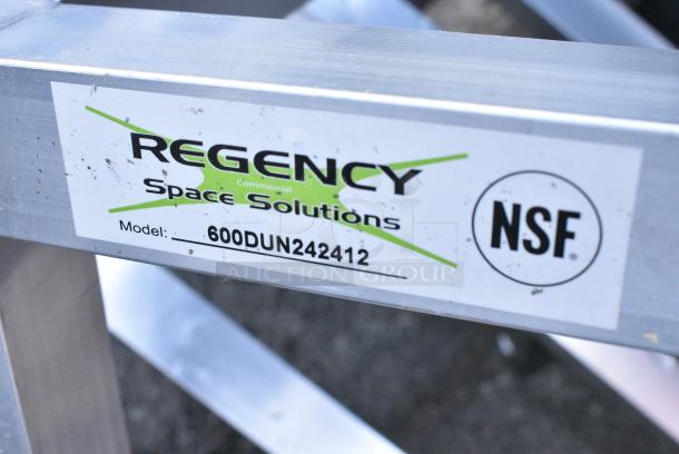 3 BRAND NEW SCRATCH AND DENT! Items Including 600DUN246012 Regency 60" x 24" x 12" Aluminum Dunnage Rack - 1850 lb. Capacity, 600DUN2060 Regency 60" x 20" x 8" Aluminum Dunnage Rack - 1740 lb. Capacity, 600DUN242412 Regency 24" x 24" x 12" Aluminum Dunnage Rack - 1,500 lb. Capacity. 3 Times Your Bid! - Image 6 of 6