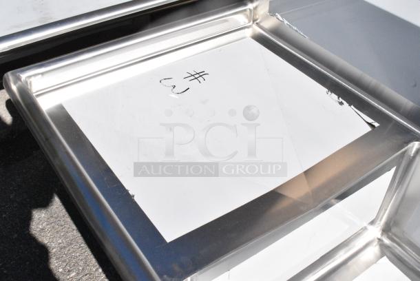 BRAND NEW SCRATCH AND DENT! Regency 600S22323224 Stainless Steel 2 Bay Sink w/ Dual Drain Board. No Legs. - Image 5 of 8