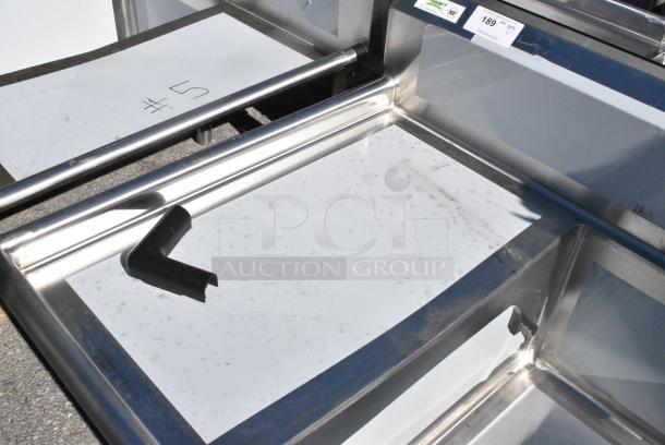 BRAND NEW SCRATCH AND DENT! Regency 600S32030220 Stainless Steel 3 Bay Sink w/ Dual Drain Board. No Legs. - Image 3 of 6