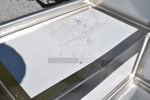 BRAND NEW SCRATCH AND DENT! Regency 600S32030220 Stainless Steel 3 Bay Sink w/ Dual Drain Board. No Legs. - Image 3 of 6