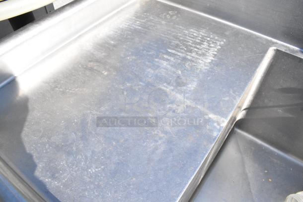 Duke Stainless Steel 3 Bay Sink w/ Left Side Drain Boards, Faucet, Handles and Spray Nozzle Attachment - Image 4 of 7