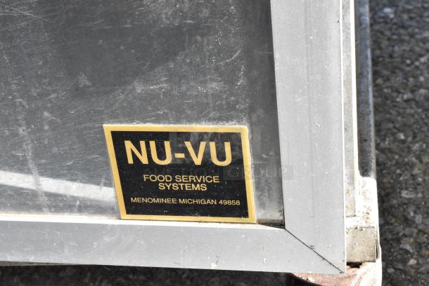 Nu Vu Metal Commercial Enclosed Pan Rack on Commercial Casters. - Image 2 of 7