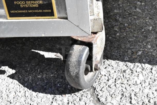 Nu Vu Metal Commercial Enclosed Pan Rack on Commercial Casters. - Image 3 of 7