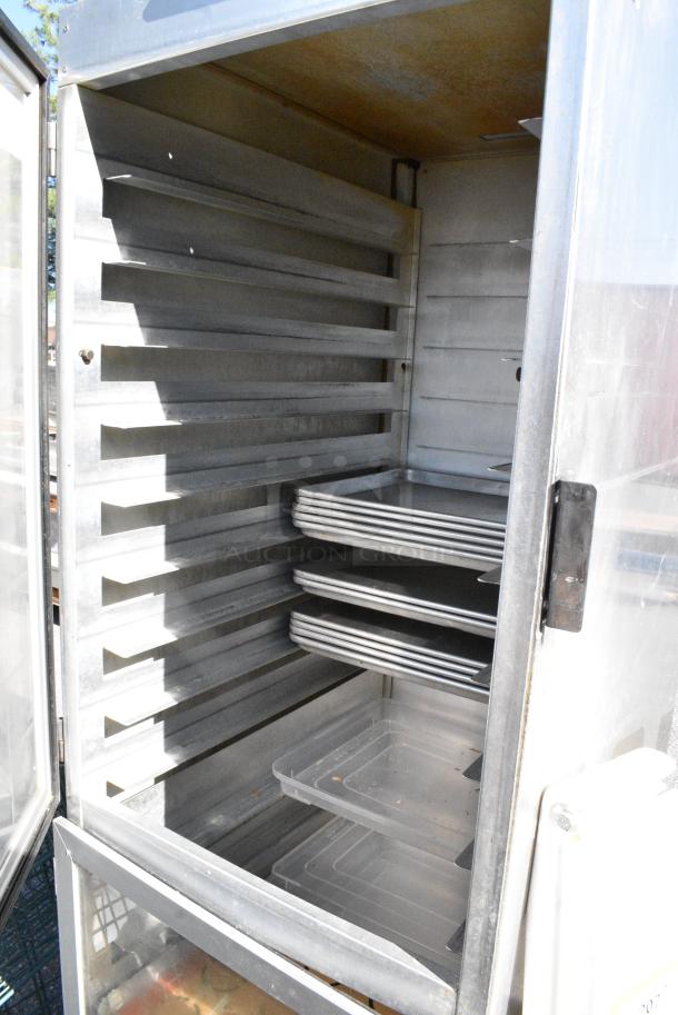 Nu Vu Metal Commercial Enclosed Pan Rack on Commercial Casters. - Image 4 of 7