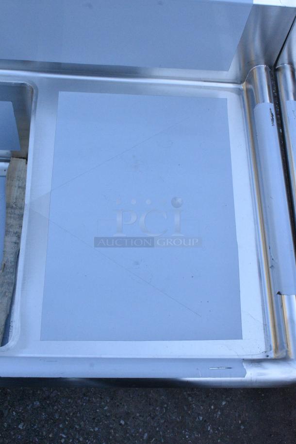BRAND NEW SCRATCH AND DENT! Regency 600S31620218 Stainless Steel 3 Bay Sink w/ Dual Drain Boards. No Legs. - Image 3 of 8