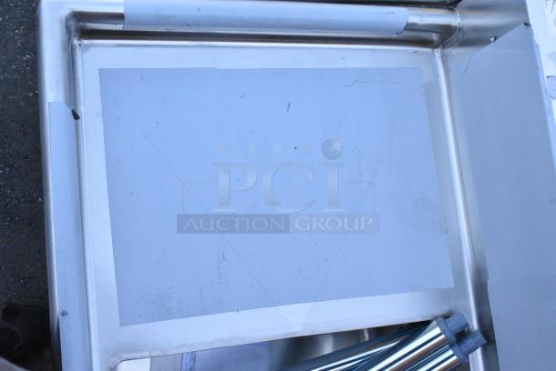 BRAND NEW SCRATCH AND DENT! Regency 600S31620218 Stainless Steel 3 Bay Sink w/ Dual Drain Boards. - Image 9 of 10