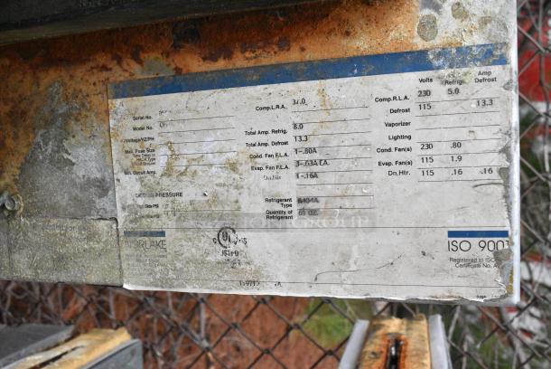 6'x4' Norlake SELF CONTAINED Walk In Freezer Box w/ Copeland RS64C2E-CAV-101 208/230 Volt, 1 Phase Compressor and Norlake Condenser. Information Provided By The Consignor But Not Verified By PCI Auctions. Picture of the Unit Before Removal Is Included In the Listing. - Image 4 of 13