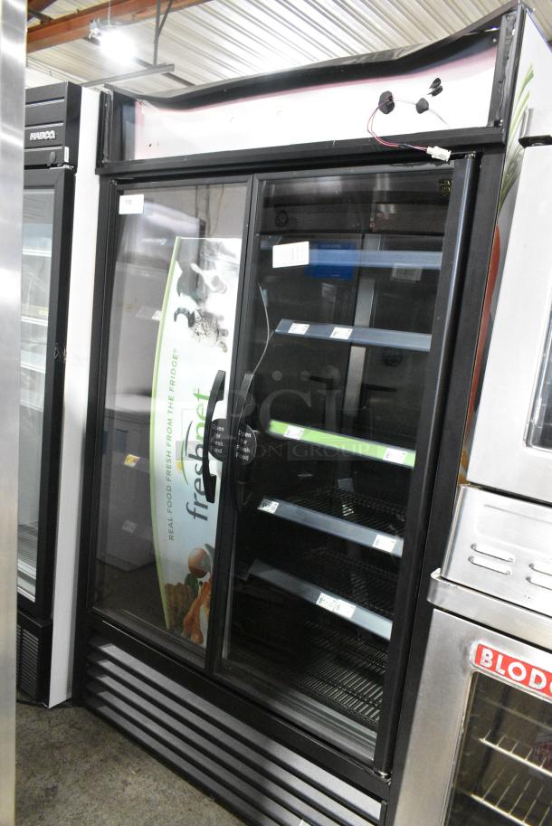 2021 True TVM-48SL-HC Metal Commercial 2 Door Reach In Cooler Merchandiser w/ Poly Coated Racks. 115 Volts, 1 Phase. Tested and Working! - Image 11 of 11