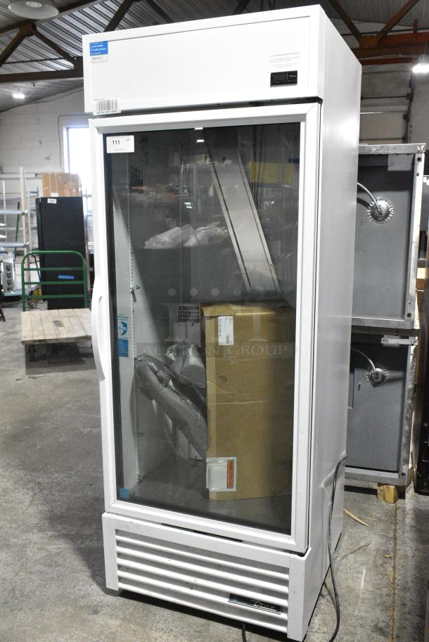 2020 True TSCI-600R-G-PH Metal Commercial Single Door Reach In Cooler Merchandiser w/ Poly Coated Racks. 115 Volts, 1 Phase. Tested and Powers On But Does Not Get Cold - Image 11 of 11