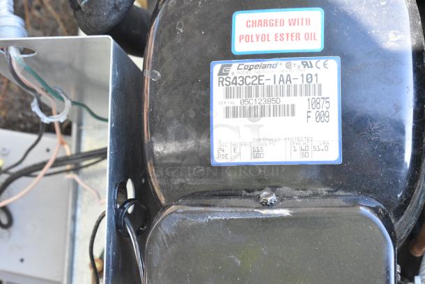 6'x4' Norlake SELF CONTAINED Walk In Cooler Box w/ Copeland RS43C2E-IAA-101 115 Volt, 1 Phase Compressor and Norlake CPB050DC-A 115 Volt, 1 Phase Condenser. Information Provided By The Consignor But Not Verified By PCI Auctions. Picture of the Unit Before Removal Is Included In the Listing. - Image 12 of 13