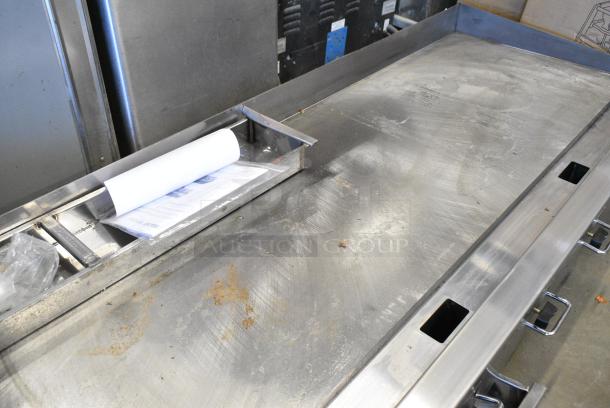 BRAND NEW SCRATCH AND DENT! Wolf AGM72-101 Stainless Steel Commercial Countertop Natural Gas Powered Flat Top Griddle. 162,000 BTU. - Image 6 of 10