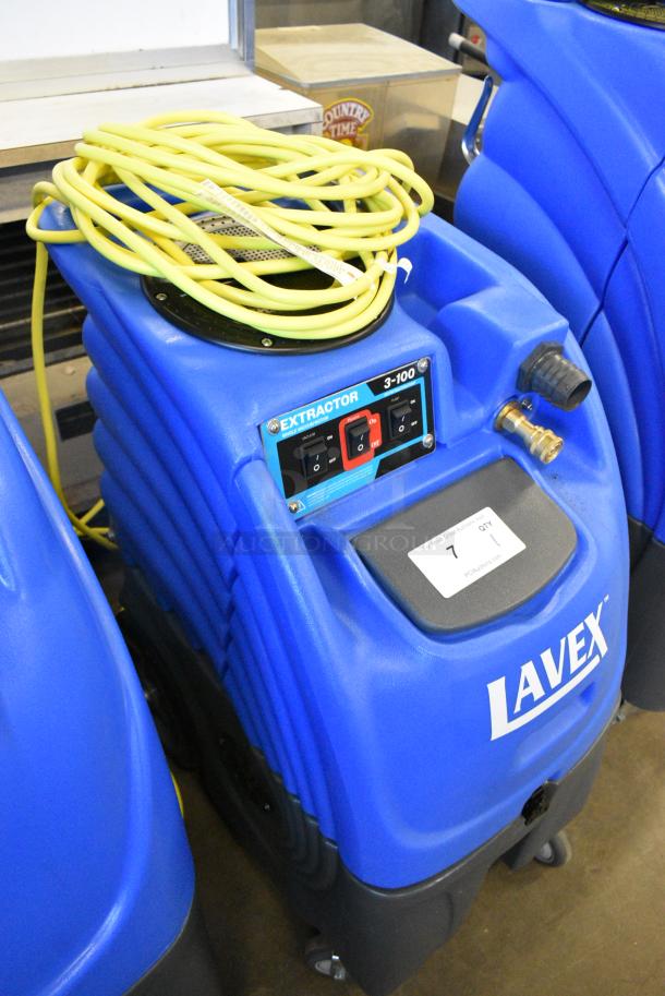 BRAND NEW SCRATCH AND DENT! Lavex 3-100 100 PSI Single Vacuum Motor Heated Water Carpet Extractor. Tested and Working! - Image 2 of 11