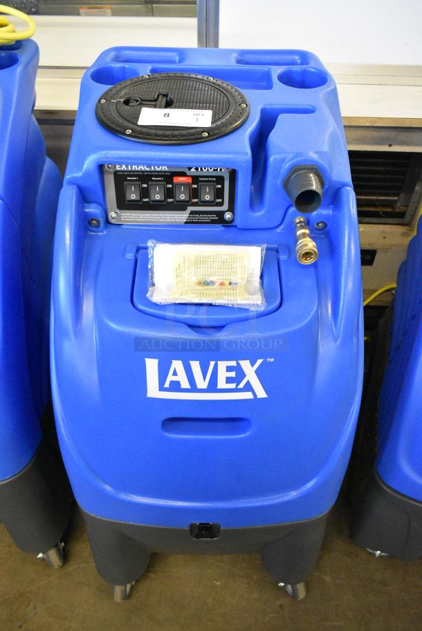 BRAND NEW SCRATCH AND DENT! Lavex 2100-H 100 PSI Dual Vacuum Motor Heated Water Carpet Extractor. Tested and Working! - Image 1 of 10