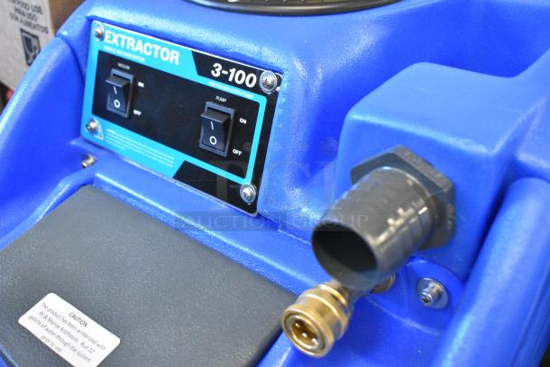 BRAND NEW SCRATCH AND DENT! Lavex 3-100 100 PSI Single Stage Vacuum Motor Cold Water Carpet Extractor. Tested and Working! - Image 4 of 11