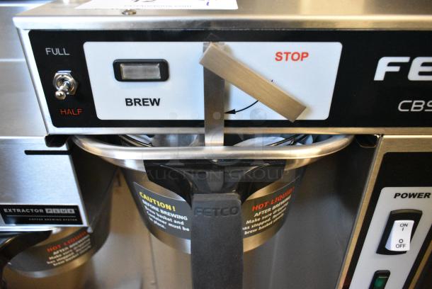 BRAND NEW SCRATCH AND DENT! 2025 Fetco CBS-52H15 Stainless Steel Twin Automatic Coffee Brewer w/ Hot Water Dispenser and 2 Metal Brew Baskets. 120/208-240 Volts, 1 Phase. - Image 5 of 10