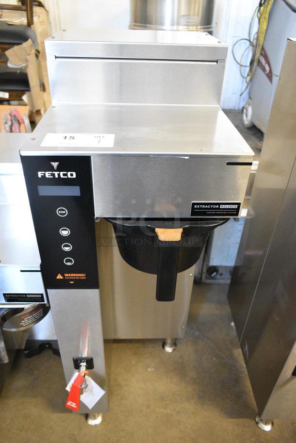 BRAND NEW SCRATCH AND DENT! 2024 Fetco CBS-1251 Stainless Steel Twin Automatic Coffee Brewer w/ Hot Water Dispenser and Metal Brew Basket. 120/208-240 Volts, 1 Phase. - Image 1 of 8