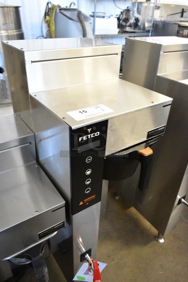 BRAND NEW SCRATCH AND DENT! 2024 Fetco CBS-1251 Stainless Steel Twin Automatic Coffee Brewer w/ Hot Water Dispenser and Metal Brew Basket. 120/208-240 Volts, 1 Phase. - Image 2 of 8