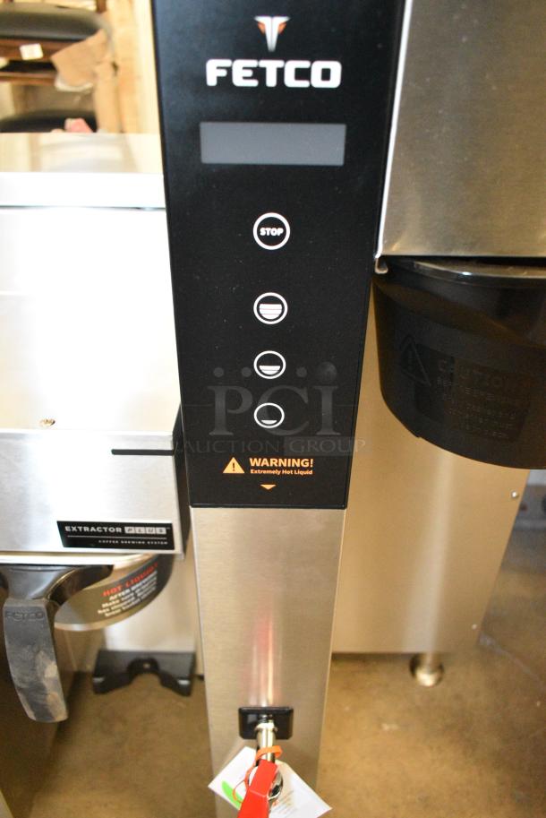 BRAND NEW SCRATCH AND DENT! 2024 Fetco CBS-1251 Stainless Steel Twin Automatic Coffee Brewer w/ Hot Water Dispenser and Metal Brew Basket. 120/208-240 Volts, 1 Phase. - Image 4 of 8