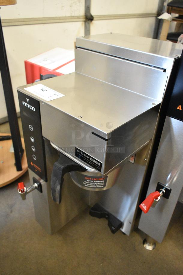 BRAND NEW SCRATCH AND DENT! 2024 Fetco CBS-1231 Stainless Steel Twin Automatic Coffee Brewer w/ Hot Water Dispenser and Metal Brew Basket. 120 Volts, 1 Phase. - Image 3 of 8