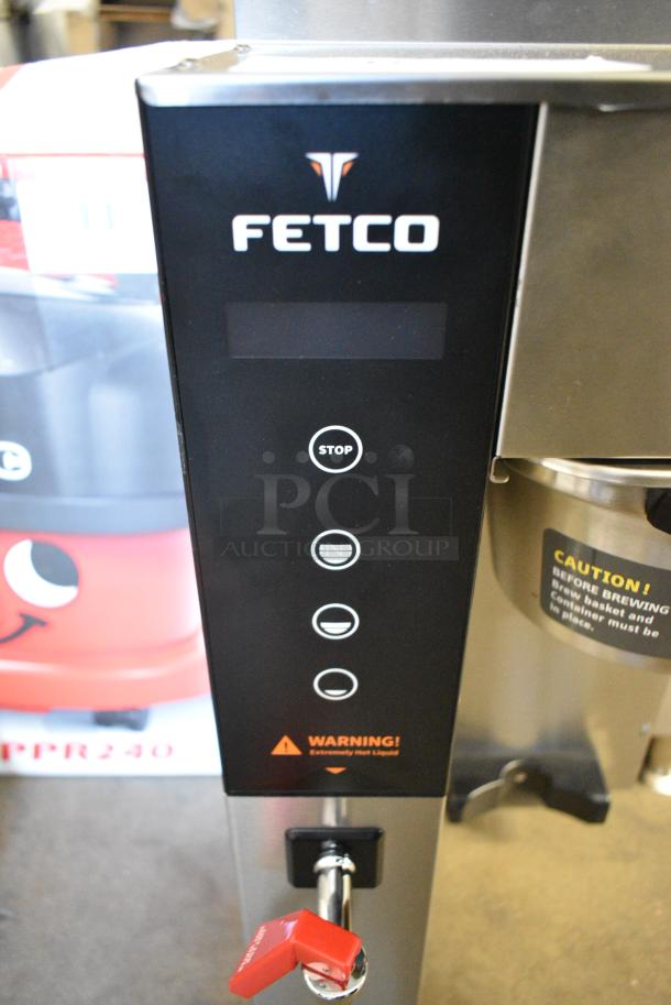BRAND NEW SCRATCH AND DENT! 2024 Fetco CBS-1231 Stainless Steel Twin Automatic Coffee Brewer w/ Hot Water Dispenser and Metal Brew Basket. 120 Volts, 1 Phase. - Image 4 of 8